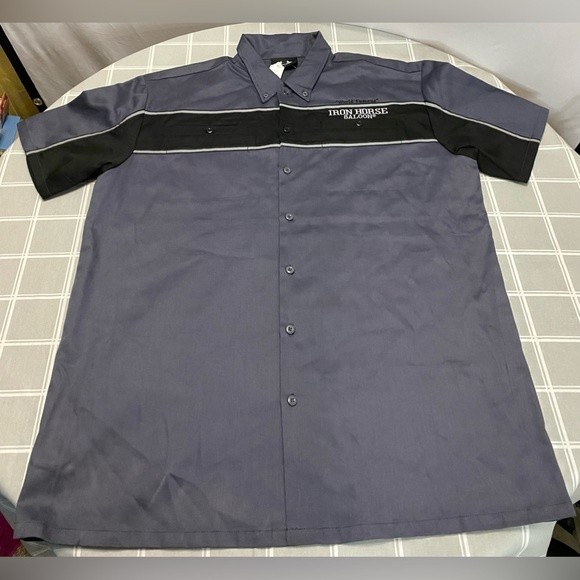 NWT USA Biker Apparel Iron Horse Saloon Sturgis, SD Bike Rally Mens XL Shirt - Picture 2 of 7